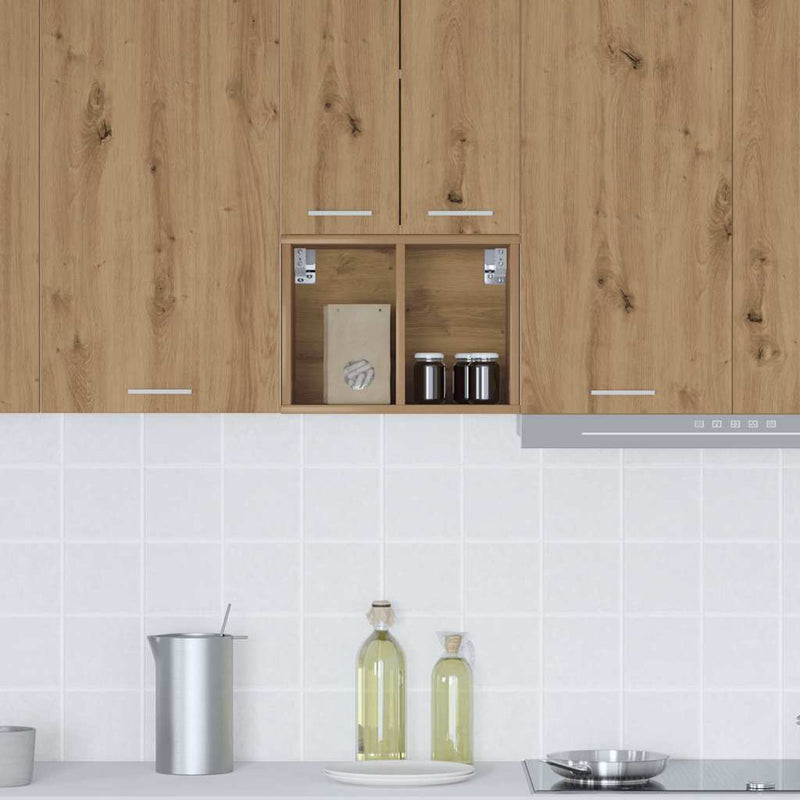 vidaXL Függő szekrény Riga Artisan tölgy 30 x 29,5 x 40 cm Faanyag