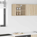 vidaXL Függő szekrény tárolóval Sonoma tölgy 40 x 29,5 x 40 cm Faanyag