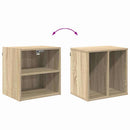 vidaXL Függő szekrény tárolóval Sonoma tölgy 40 x 29,5 x 40 cm Faanyag