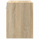 vidaXL Függő szekrény tárolóval Sonoma tölgy 40 x 29,5 x 40 cm Faanyag