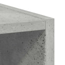vidaXL Függő szekrény tárolóval Beton Szürke 40 x 29,5 x 40 cm Faanyag