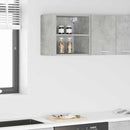 vidaXL Függő szekrény tárolóval Beton Szürke 40 x 29,5 x 40 cm Faanyag