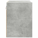vidaXL Függő szekrény tárolóval Beton Szürke 40 x 29,5 x 40 cm Faanyag