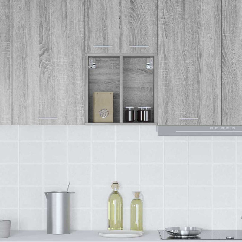 vidaXL Függő szekrény Riga Szürke Sonoma 40 x 29,5 x 40 cm Faanyag