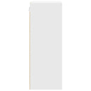 vidaXL Függő szekrény tárolóval Riga Fehér 20 x 29,5 x 80 cm Faanyag