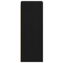 vidaXL Függő szekrény Riga Fekete tölgy 20 x 29,5 x 80 cm Faanyag