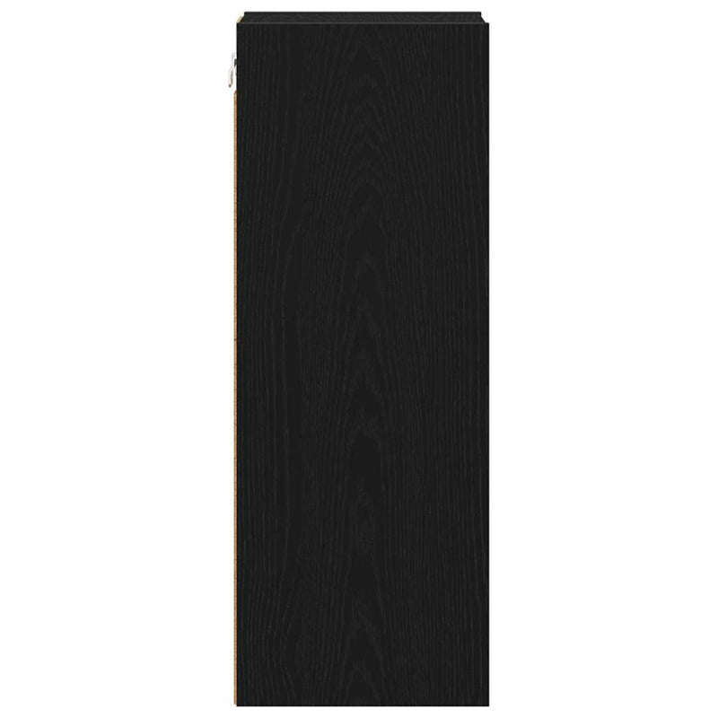 vidaXL Függő szekrény Riga Fekete tölgy 20 x 29,5 x 80 cm Faanyag