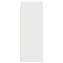 vidaXL Függő szekrény tárolóval Riga Fehér 30 x 29,5 x 80 cm Faanyag