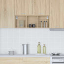 vidaXL Függő szekrény tárolóval Sonoma tölgy 30 x 29,5 x 80 cm Faanyag