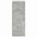 vidaXL Függő szekrény tárolóval Beton Szürke 30 x 29,5 x 80 cm Faanyag