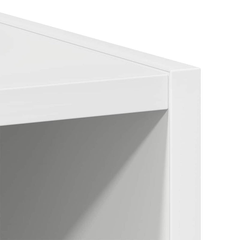 vidaXL Függő szekrény tárolóval Riga Fehér 40 x 29,5 x 80 cm Faanyag