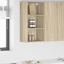 vidaXL Függő szekrény Riga Sonoma tölgy 40 x 29,5 x 80 cm Faanyag