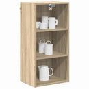 vidaXL Függő szekrény tárolóval Sonoma tölgy 40 x 29,5 x 80 cm Faanyag