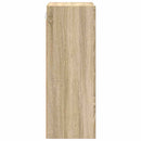 vidaXL Függő szekrény tárolóval Sonoma tölgy 40 x 29,5 x 80 cm Faanyag