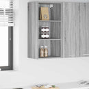 vidaXL Függő szekrény Szürke Sonoma 40 x 29,5 x 80 cm Faanyag