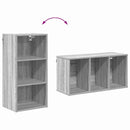 vidaXL Függő szekrény Szürke Sonoma 40 x 29,5 x 80 cm Faanyag