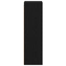 vidaXL Függő szekrény Riga Fekete tölgy 20 x 29,5 x 100 cm Faanyag