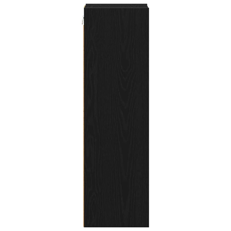 vidaXL Függő szekrény Riga Fekete tölgy 20 x 29,5 x 100 cm Faanyag