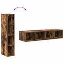 vidaXL Függő szekrény Riga Füstölt tölgy 20 x 29,5 x 100 cm Faanyag