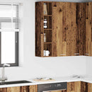 vidaXL Függő szekrény Riga Öreg fa 20 x 29,5 x 100 cm Faanyag