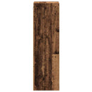 vidaXL Függő szekrény Riga Öreg fa 20 x 29,5 x 100 cm Faanyag