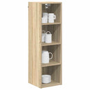vidaXL Függő szekrény Sonoma tölgy 30 x 29,5 x 100 cm Faanyag