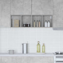 vidaXL Függő szekrény Beton Szürke 30 x 29,5 x 100 cm Faanyag