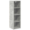 vidaXL Függő szekrény Beton Szürke 30 x 29,5 x 100 cm Faanyag