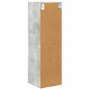 vidaXL Függő szekrény Riga Beton Szürke 30 x 29,5 x 100 cm Faanyag