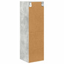 vidaXL Függő szekrény Beton Szürke 30 x 29,5 x 100 cm Faanyag