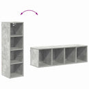 vidaXL Függő szekrény Beton Szürke 30 x 29,5 x 100 cm Faanyag