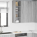 vidaXL Függő szekrény Szürke Sonoma 30 x 29,5 x 100 cm Faanyag