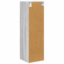 vidaXL Függő szekrény Szürke Sonoma 30 x 29,5 x 100 cm Faanyag