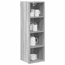 vidaXL Függő szekrény Szürke Sonoma 30 x 29,5 x 100 cm Faanyag