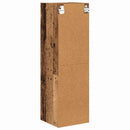 vidaXL Függő szekrény Riga Öreg fa 30 x 29,5 x 100 cm Faanyag