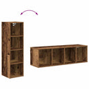 vidaXL Függő szekrény Riga Öreg fa 30 x 29,5 x 100 cm Faanyag