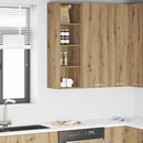 vidaXL Függő szekrény Riga Artisan tölgy 30 x 29,5 x 100 cm Faanyag