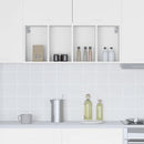 vidaXL Függő szekrény tárolóval Riga Fehér 40 x 29,5 x 100 cm Faanyag