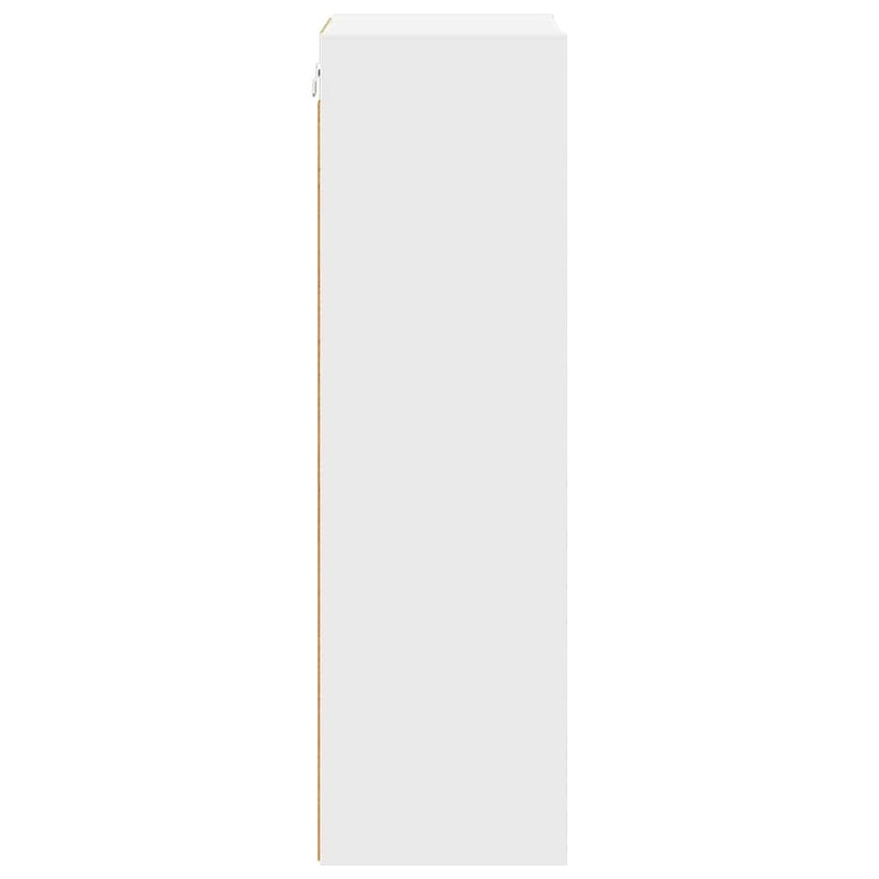 vidaXL Függő szekrény tárolóval Riga Fehér 40 x 29,5 x 100 cm Faanyag