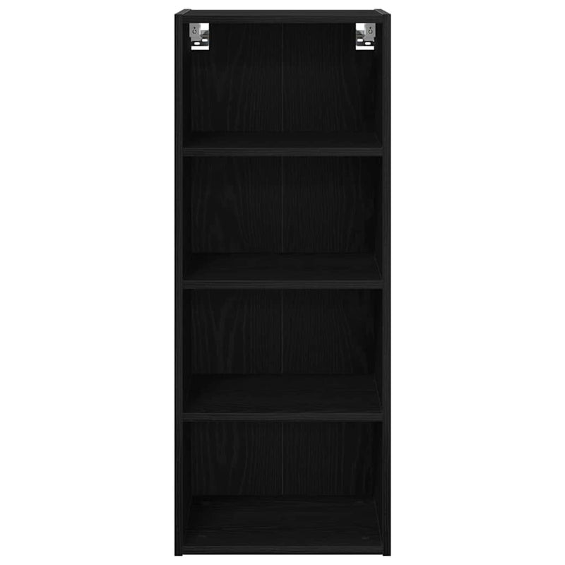 vidaXL Függő szekrény Riga Fekete tölgy 40 x 29,5 x 100 cm Faanyag