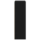 vidaXL Függő szekrény Fekete tölgy 40 x 29,5 x 100 cm Faanyag