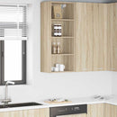 vidaXL Függő szekrény Riga Sonoma tölgy 40 x 29,5 x 100 cm Faanyag