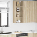vidaXL Függő szekrény Sonoma tölgy 40 x 29,5 x 100 cm Faanyag