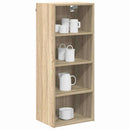 vidaXL Függő szekrény Sonoma tölgy 40 x 29,5 x 100 cm Faanyag
