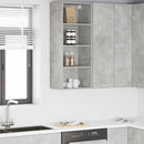 vidaXL Függő szekrény Beton Szürke 40 x 29,5 x 100 cm Faanyag