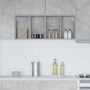 vidaXL Függő szekrény Beton Szürke 40 x 29,5 x 100 cm Faanyag