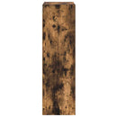 vidaXL Függő szekrény Füstölt tölgy 40 x 29,5 x 100 cm Faanyag