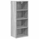 vidaXL Függő szekrény Szürke Sonoma 40 x 29,5 x 100 cm Faanyag