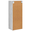 vidaXL Függő szekrény Szürke Sonoma 40 x 29,5 x 100 cm Faanyag