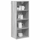 vidaXL Függő szekrény Szürke Sonoma 40 x 29,5 x 100 cm Faanyag